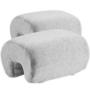 pretelytiti Armrest Cushion for Office Chairs - Soft 2-Piece (Gray)